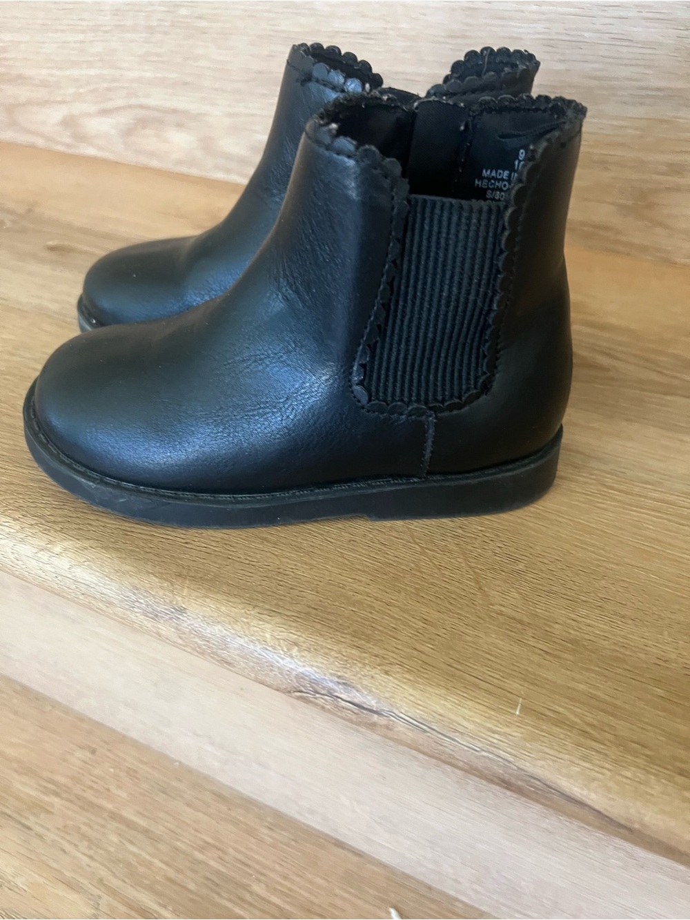 Kids Black Chelsea Ankle Boots